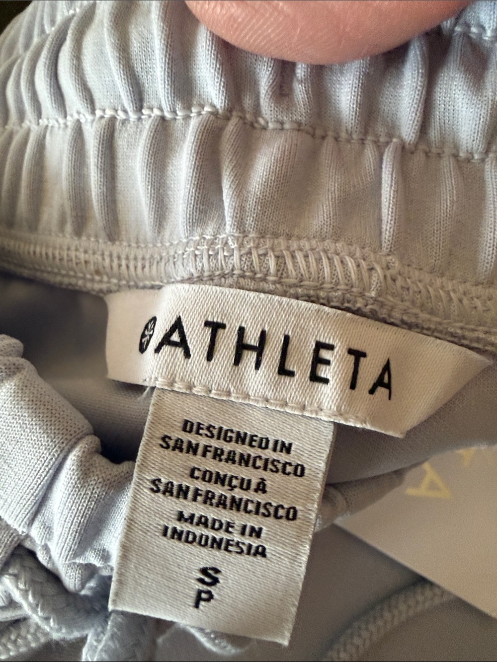 NWT Athleta Seasoft Straight Lounge/Travel Pant In Dove Size Small - Picture 5 of 13